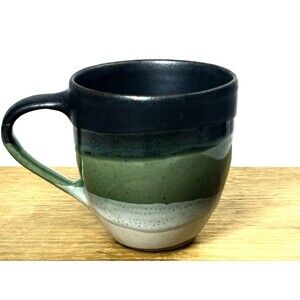 World Market Organic Reactive Glaze Handcrafted Mug Unique Artisan Stoneware